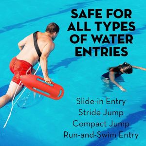 【The Same Rock Johnson】Professional water lifesaving tools High Buoyancy lifebuoy. Outdoor pontoon Made of high strength plastic buoyancy 150n load 150kg Swimming Aid