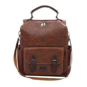 Travel Backpack Purse for Women PU Leather Anti-Theft Large Ladies Shoulder Bag Fashion School Bags Bookbag