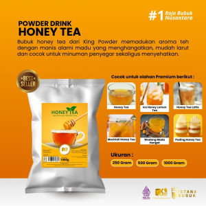 POWDER DRINK RASA HONEY TEA - Bubuk Minuman Rasa Teh Madu