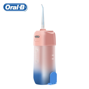 Oral-B water flosser ไหมขัดฟัน น้ำ ไหมขัดฟันพลังน้ำ พับได้เล็กสุด 3 โหมดทำความสะอาด 4 หัวฉีด กันน้ำ IPX7 ความจุ 200ml แรงดันน้ำ 80-120 PSI รับประกัน