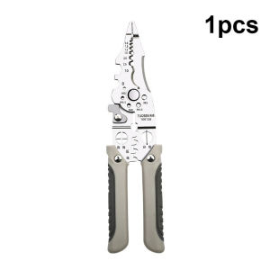 Electrician Wire Stripper Multifunctional Specific Cable Cutter Curved mouth Wire Stripper Crimping Pliers Winding Twister Tools