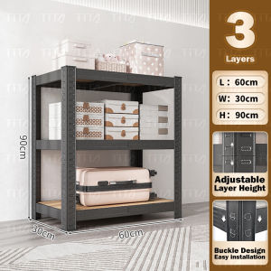 Metal Rack Stainless 3/4/5 Layers Boltless Adjustable waterproof Organizer Heavy Duty Shelve