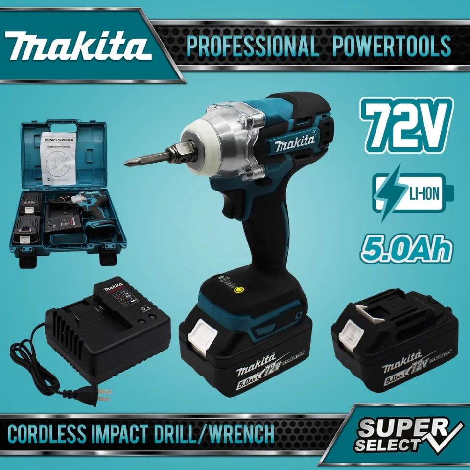 2in1 Function Makita DTS141 Brushless Impact Wrench Impact