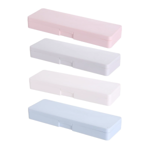 5กล่องดินสอ Pcs กล่องพลาสติกใส่ดินสอถุงดินสอใช้จริงตลับขนาดเล็กโรงเรียนสำหรับนักเรียนศิลปิน