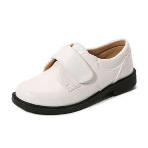 DTNOW Boys Leather Shoes Soft Soles Students Boys Campus Shoe British Style Elegant Casual Etiquette Baby Performance Shoes