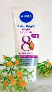 NIVEA Body Serum Night Whitening Nourish  180ml - Hand Body Nivea Malam