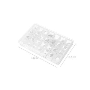 56 Grid Transparent Storage Box Adjustable Grids Casket Plastic 5d Diamond Embroidery Cases