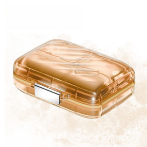 Airtight 7 Slot Pocket Pill Box Medicine Storage Box Travel Portable Mini Pill Dispenser Vitamin Tablet Container Ubat