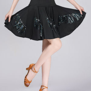 Latin Adult Guitar Dance Three Step Step Half Skirt Sailor Dance Uniform