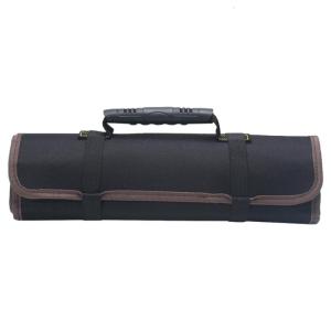 Multipurpose Tool Storage Roll Up Bag With 18 Compartments Water Resistant Fabric For Travel Profession Organized Work