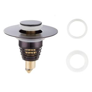 Chậu rửa phòng tắm cắm và Lọc cống đồng thau trả lại lõi loại đẩy stoppers thích hợp cho 25mm đến 46mm chromes kết thúc