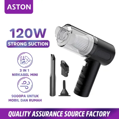 【Aston】Penyedot Debu 9000Pa Wireless Portable Vacuum Cleaner 120W Mobil