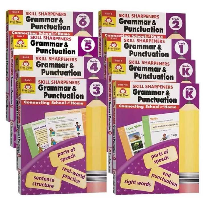 Evan-Moor Skill Sharpeners Grammar & Punctuation PreK/Grade K