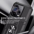 Xiaomi Redmi Note 12 Pro 5G Casing Hard Case Ring Armor Robot Case Kickstand Hybrid/Hit Ring Case Holder Premium. 