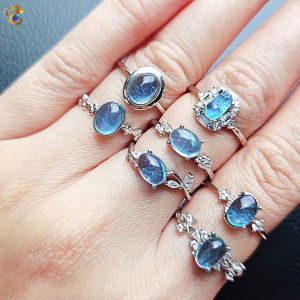 Graduation Grade Santa Maria Aquamarine S925 Silver Ring (7 Types to Choose)