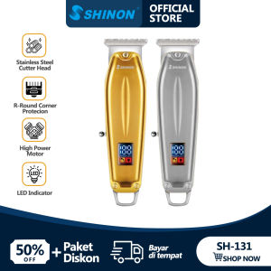 SHINON SH-131 Trimmer Mesin Potong Rambut Kumis Badan Jenggot Bulu Kaki Alat Cukur Rambut  Eletrik Pria Man Shaver Mesin Cordless