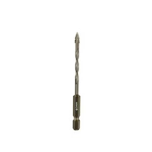 VIVIDI Serrated Eccentric Drill Bit Four-Edged High Hardness Tile Drill Bit Multifunction Skewed Head Hexagonal Shank Drill Bit Set Drilling Tool