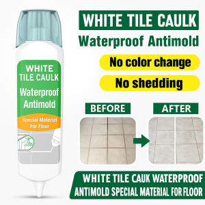 Gap Filler White Antimicrobial Seam Sealer Silicone Scraper Head not Easy to Fall Off Durable