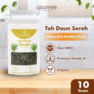 ALAMEE Lemongrass Leaf Tea Teh Daun Sereh Organik Herbal OrganicKering Dried 10gr