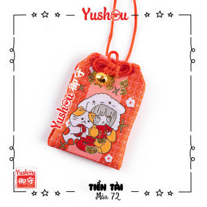 Móc Khóa Yushou Tiền Tài - Mẫu 72 (Kiểu Omamori) Có sẵn