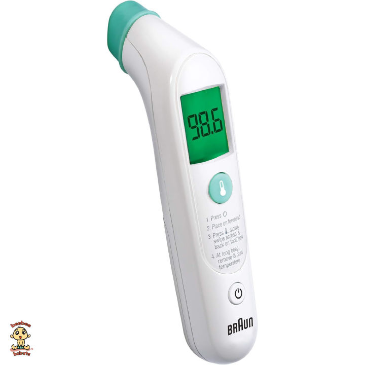 Braun TempleSwipe Thermometer - Digital Thermometer with Color Coded ...