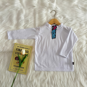 Baju Polos Manset Inner Anak 1-8 tahun Putih -Yasta Fashion