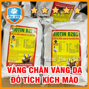 VÀNG CHÂN VÀNG DA ĐỎ TÍCH KÍCH MÀO 1kg Mọc lông nhanh đỏ tích kích mào tăng hấp thụ dinh dưỡng cho gia cầm thủy cầm
