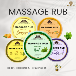 Relaxing Aromatherapy Massage Balm (50g) – Soothes Minor Aches & Pains