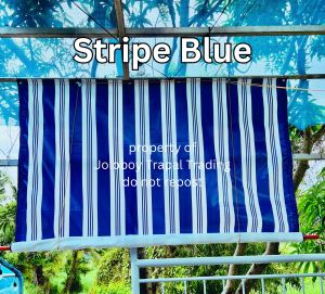 (6x10 feet) ROLL-UP STRIPES AWNING TRAPAL LONA TOLDA TARPAULIN TARP