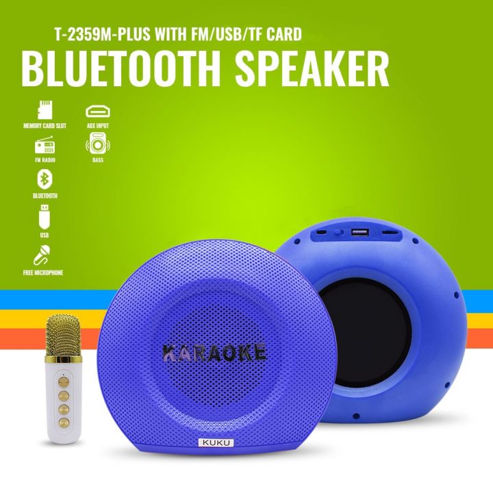 Wireless Karaoke Speaker With Karaoke Bluetooth Microphone Home KTV ...