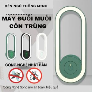 Đèn Ngủ Đuổi Muỗi Sóng Siêu Âm Thông Minh 2 Chế Độ – Không Tiếng Ồn Không Bức Xạ Tiết Kiệm Điện