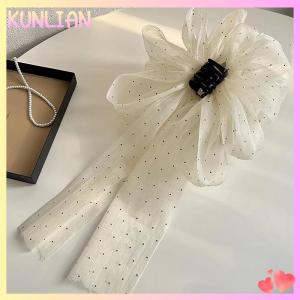 [KUNLIAN] กิ๊บหนีบผมรูปโบว์ขนาดใหญ่สำหรับผู้หญิงเครื่องประดับผมแบบสวยเก๋