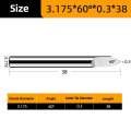 V Shape Flat Bottom 3.175 4 6 20° PCB Engraving Bit Tip End Mill Cutter Tungsten Carbide Wood Acrylic Plastic 3D Milling Cutter CNC Tools. 