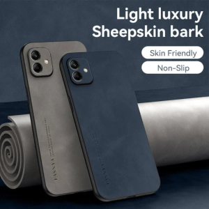 Soft Case Samsung A06 Luxury Casing Sheepskin Leather