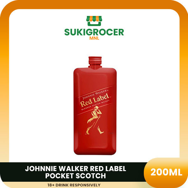 Johnnie Walker Red Label Pocket Scotch 200ml Lazada PH