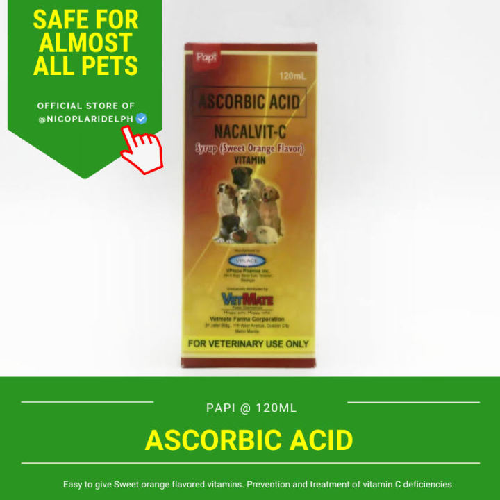 Ascorbic acid store safe for dogs