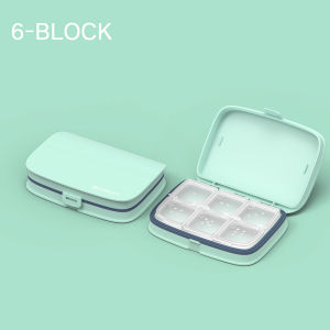 YSUNNY High Quality Portable 4/6 Grid Candy Box Pill Box Weekly Storage Box Pill Case Medicine Tablet Dispenser 7 day Pill Box