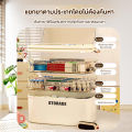 กล่องแพทย์ กล่องยาสามัญประจำบ้าน กล่องเก็บยาพกพา กล่องเก็บของโปร่งใสมองเห็นได้ ดีไซน์เป็นชั้นๆ ตัวล็อคทั้งสองด้าน ซีลกันความชื้น หายาได้เร็ว. 