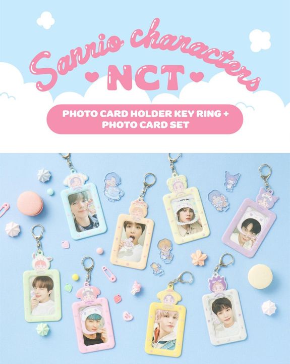 Ready Stock Nct X Sanrio Town Photocard Holder Key Ring Photocard Set Lazada