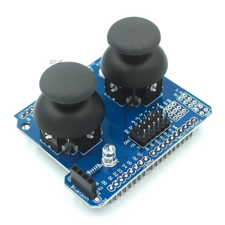 System R3 Building Blocks Electronic Building Blocks Dual PS2 Game Joystick Button Module ...