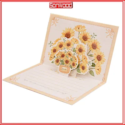3d Pop Up Greeting Cards Flower Bouquet Pop Up Cards 3d Pop-up Flower Bouquet Greeting Card – Handmade Rose Sunflower Tulip Design for Mothers Day Graduation Anniversary Gift – for Special