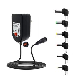 Chuyển đổi bộ chuyển đổi nguồn điện 36W và 3-12V điều chỉnh với 6 Adapter tip hiệu quả cao