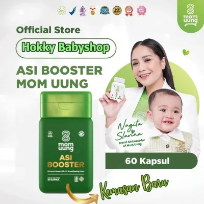Asi Booster Herbal MOM UUNG Pelancar Asi isi 30 | 60 Kapsul Kelor Kapsul Momuung BPOM HALAL | Suplemen Nutrisi Ibu Hamil Menyusui