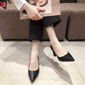 Katerina Fashion Korean Heels Sandals Shoes Pointed For Women #AB-57