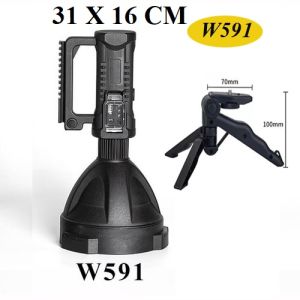 [BẢO HÀNH 12 THÁNG]Đèn pin siêu sáng W591 W590  đèn pin cầm tay siêu sáng chiếu xa 1000m chống nước tích hợp sạc dự phòng dung lượng 8000mAh