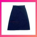 FH033 - SKIRT PENDEK BIRU COTTON. 