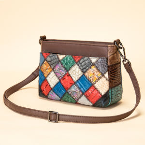 BeeGreen กระเป๋าสะพายข้างท่องเที่ยวแฟชั่นกระเป๋าสะพายสไตล์โบฮีเมียนคุณภาพสูงกระเป๋าสะพายไหล่หนังหลากสีสำหรับผู้หญิง