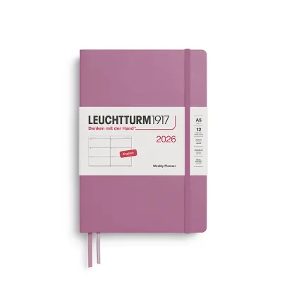 Leuchtturm1917 A5 Medium Hardcover Weekly Planner 2026
