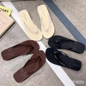 [Free Shipping] Medium-Heel Outdoor Soft-Soled 26 New Style Flip-Flops For Women Fashionable For Travel And Outdoor Wear Suitable For Summer And All Seasons Beach Sandals