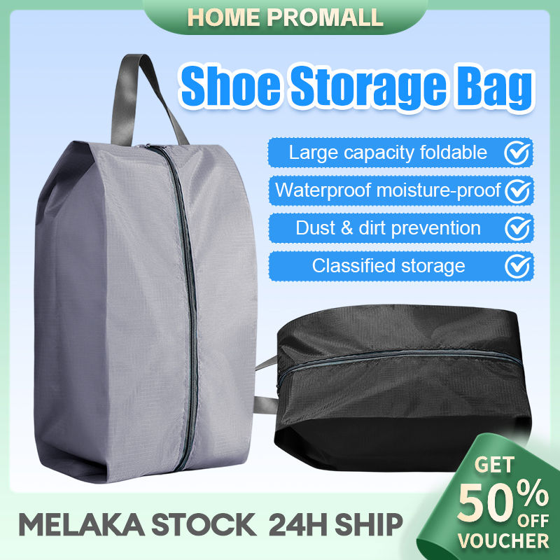 Waterproof Foldable Shoe Storage Bag, Portable Sports & Travel Shoes Organizer Pouch
_voghion.com